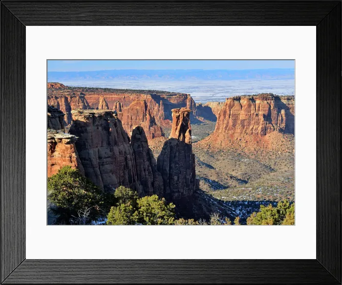 Framed Print : Weathered rocks, canyons and pinnacles from the scenic drive, Colorado National Monument, Colorado, USA Framed Print : Weathered rocks, canyons and pinnacles from the scenic drive, Colorado National Monument, Colorado, USA