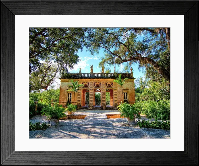 Framed Print : Vizcaya Museum and Garden, Coral Gables, Florida, USA Framed Print : Vizcaya Museum and Garden, Coral Gables, Florida, USA