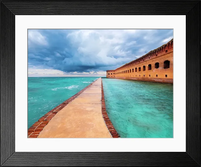 Framed Print : Fort Jefferson, Dry Tortugas National Park, Key West, Florida Keys, Florida, USA Framed Print : Fort Jefferson, Dry Tortugas National Park, Key West, Florida Keys, Florida, USA