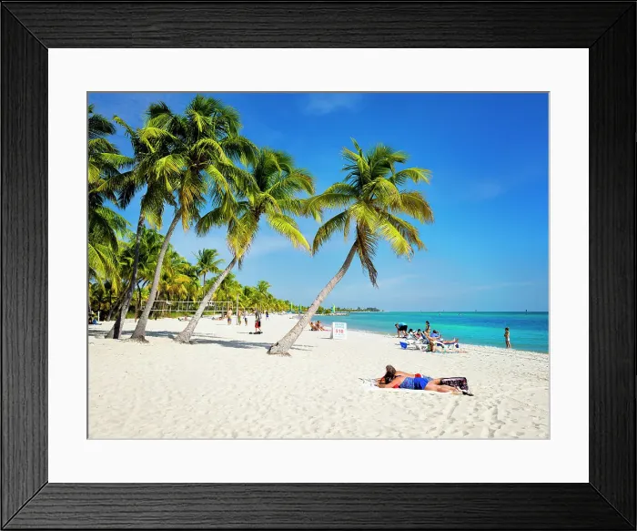 Framed Print : Smathers Beach, Key West, Florida, USA Framed Print : Smathers Beach, Key West, Florida, USA