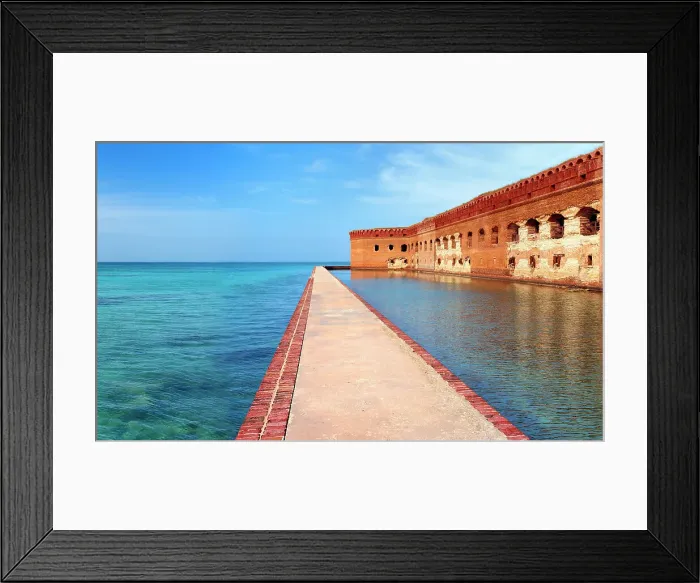 Framed Print : Fort Jefferson, Dry Tortugas National Park, Key West, Florida Keys, Florida, USA Framed Print : Fort Jefferson, Dry Tortugas National Park, Key West, Florida Keys, Florida, USA