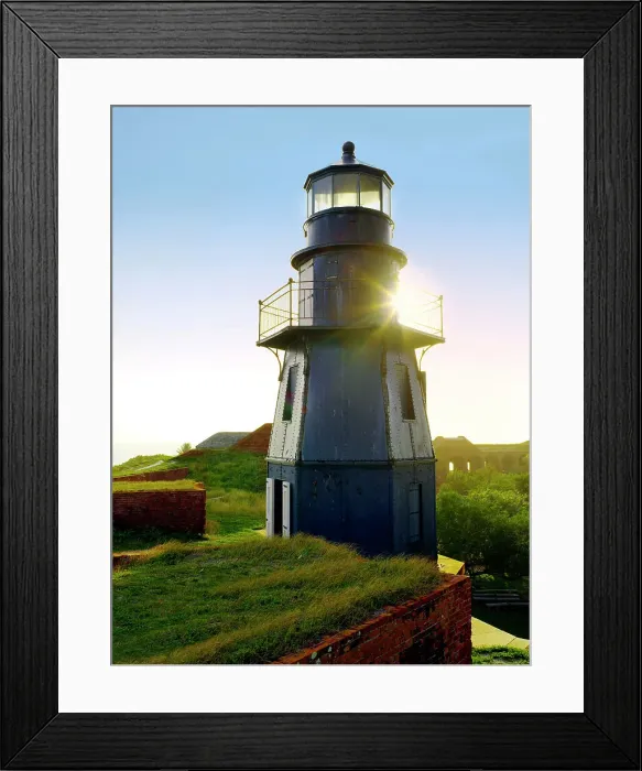 Framed Print : Lighthouse, Dry Tortugas National Park, Fort Jefferson Florida Keys, Key West, Florida, USA Framed Print : Lighthouse, Dry Tortugas National Park, Fort Jefferson Florida Keys, Key West, Florida, USA
