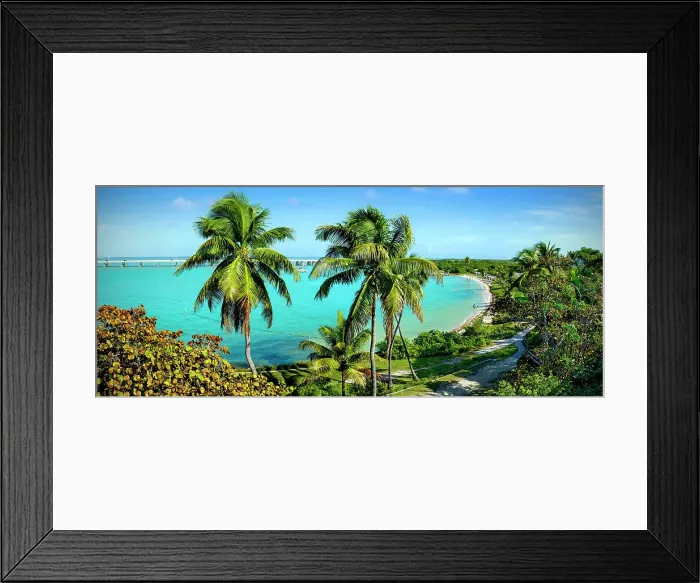 Framed Print : Oversea Highway US 1 and Beach Tropical Paradise Bahia Honda State Park, Big Pine Key, Key West, Florida, USA Framed Print : Oversea Highway US 1 and Beach Tropical Paradise Bahia Honda State Park, Big Pine Key, Key West, Florida, USA