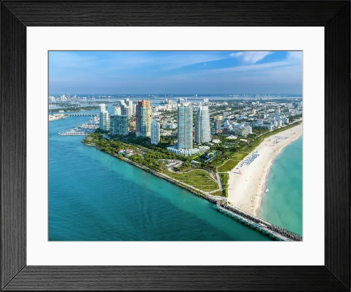 Framed Print : South Beach, South Pointe Park, Miami, Florida, USA Framed Print : South Beach, South Pointe Park, Miami, Florida, USA