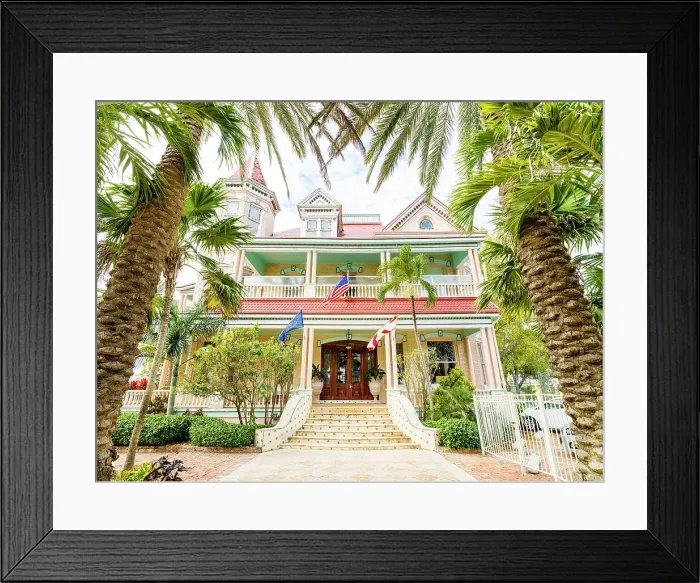 Framed Print : Southernmost House Hotel, Key West, Florida, USA