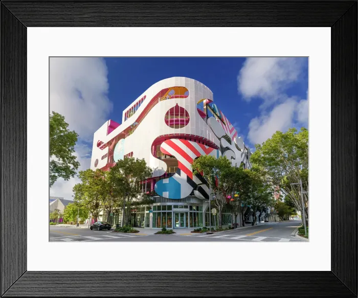 Framed Print : Design District Miami, Museum Garage Miami, South Florida, USA Framed Print : Design District Miami, Museum Garage Miami, South Florida, USA