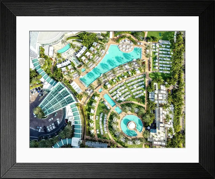Framed Print : Aerial View, Miami, Florida, USA Framed Print : Aerial View, Miami, Florida, USA