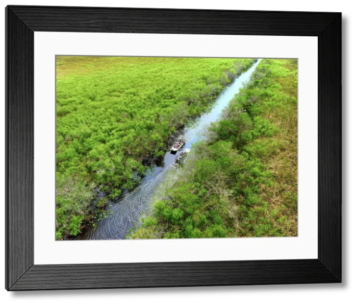 Framed Print : Everglades National Park, Dry Season Aerial View from a Helicopter, Miami, Florida, USA Framed Print : Everglades National Park, Dry Season Aerial View from a Helicopter, Miami, Florida, USA