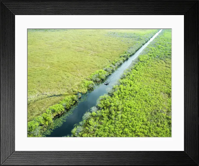 Framed Print : Everglades National Park, Dry Season Aerial View from a Helicopter, Miami, Florida, USA Framed Print : Everglades National Park, Dry Season Aerial View from a Helicopter, Miami, Florida, USA