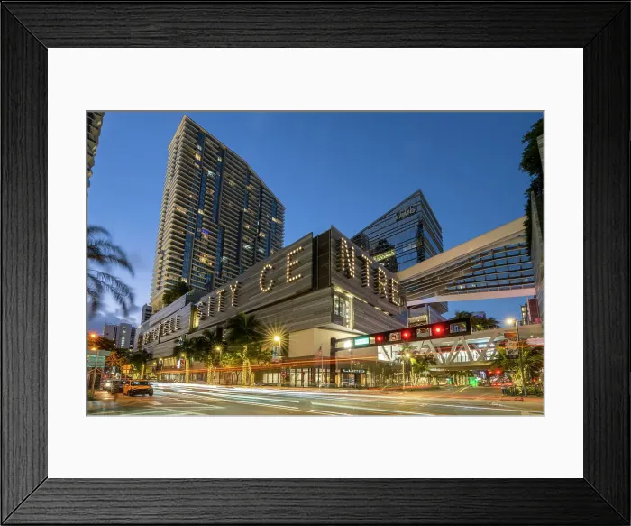 Framed Print : Brickell City Center Modern Shopping Mall and Business Complex in Downtown Miami, Miami, South Florida, USA Framed Print : Brickell City Center Modern Shopping Mall and Business Complex in Downtown Miami, Miami, South Florida, USA