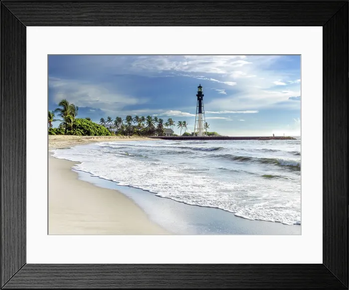 Framed Print : Hillsboro Lighthouse, Hillsboro Inlet Pompano Beach, Florida, USA Framed Print : Hillsboro Lighthouse, Hillsboro Inlet Pompano Beach, Florida, USA