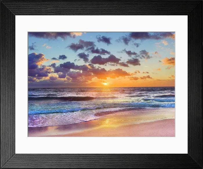 Framed Print : South Beach, Sunrise Miami Beach Miami Dade, Florida, USA Framed Print : South Beach, Sunrise Miami Beach Miami Dade, Florida, USA