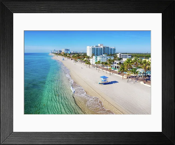 Framed Print : Hollywood Beach, Broward, Florida, USA Framed Print : Hollywood Beach, Broward, Florida, USA
