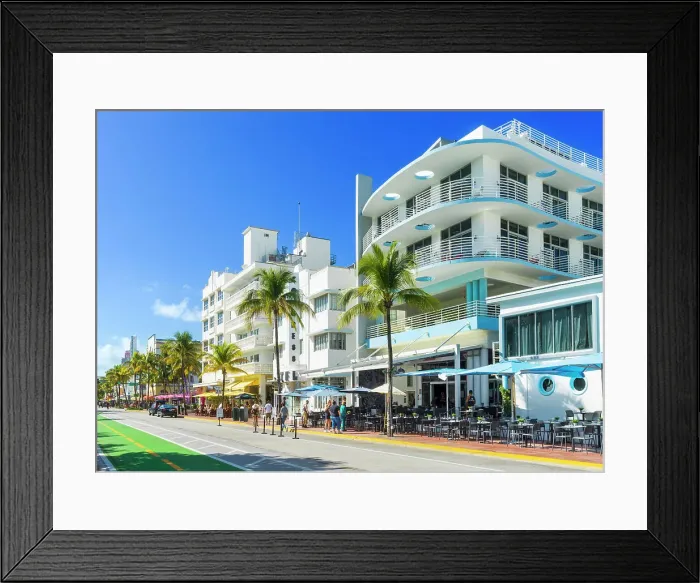 Framed Print : Art Deco District Ocean Drive, South Beach, Miami Beach, Miami, Florida, USA Framed Print : Art Deco District Ocean Drive, South Beach, Miami Beach, Miami, Florida, USA