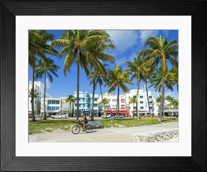 Framed Print : Art Deco District Ocean Drive, South Beach, Miami Beach, Miami, Florida, USA Framed Print : Art Deco District Ocean Drive, South Beach, Miami Beach, Miami, Florida, USA