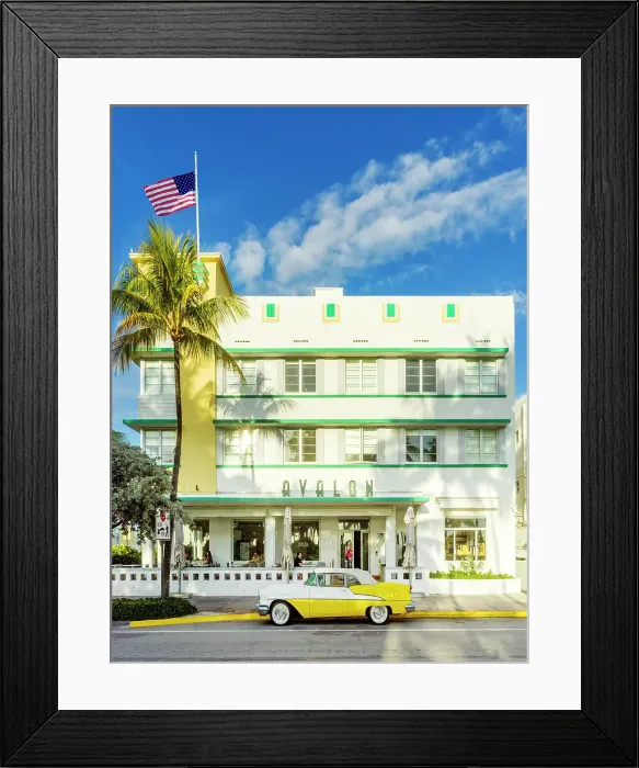 Framed Print : Vintage Car, Art Deco District Ocean Drive, South Beach, Miami Beach, Miami, Florida, USA Framed Print : Vintage Car, Art Deco District Ocean Drive, South Beach, Miami Beach, Miami, Florida, USA