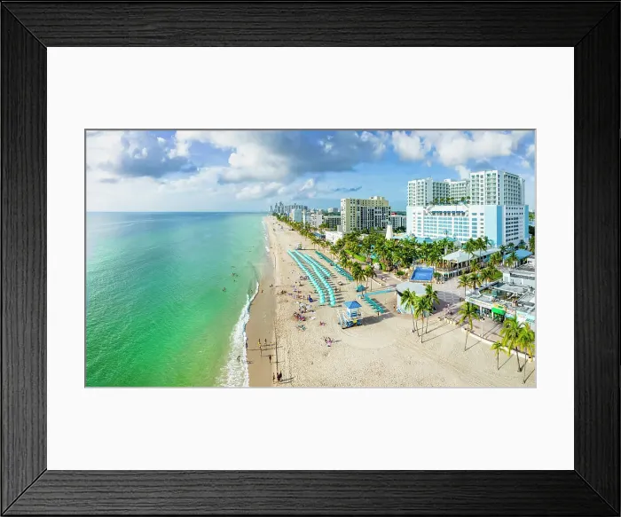 Framed Print : Hollywood Beach, North Miami, Miami, Broward, Florida, USA Framed Print : Hollywood Beach, North Miami, Miami, Broward, Florida, USA