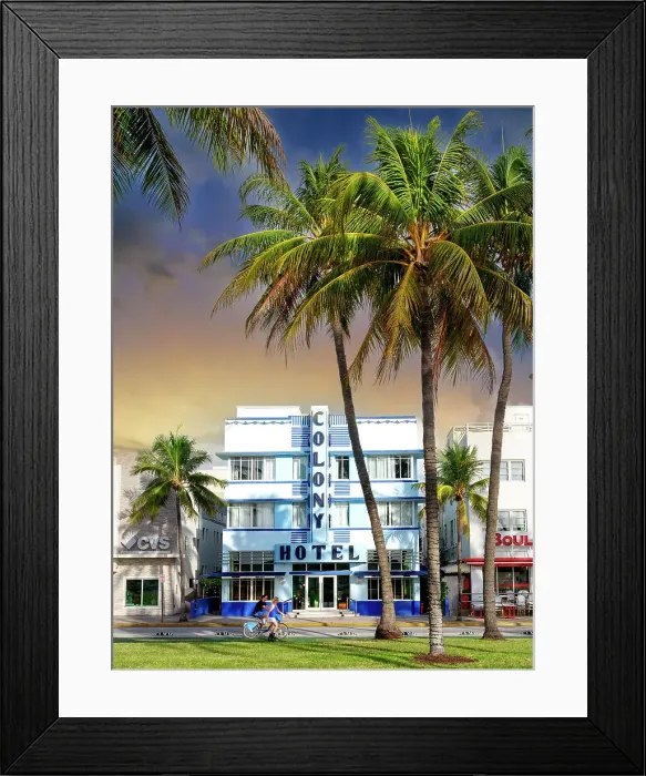 Framed Print : Ocean Drive, Art Deco District, South Beach, Miami Beach Miami, Florida, USA Framed Print : Ocean Drive, Art Deco District, South Beach, Miami Beach Miami, Florida, USA