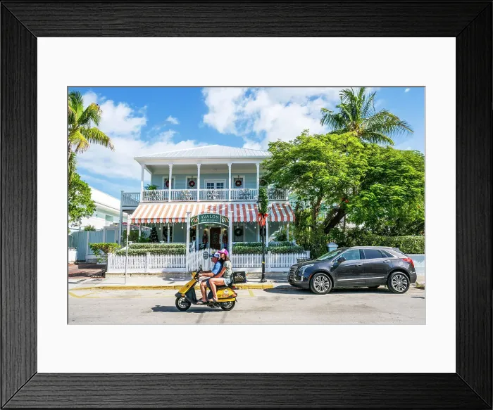 Framed Print : People in Duval Street Key West, Florida, USA Framed Print : People in Duval Street Key West, Florida, USA