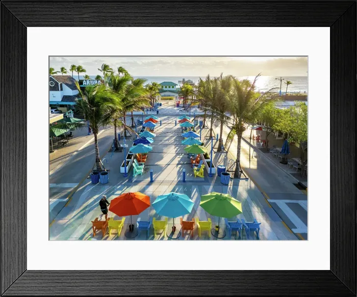 Framed Print : Anglers Fishing Pier, Sunrise, Fort Lauderdale, Miami Lauderdale by the Sea, Florida, USA Framed Print : Anglers Fishing Pier, Sunrise, Fort Lauderdale, Miami Lauderdale by the Sea, Florida, USA