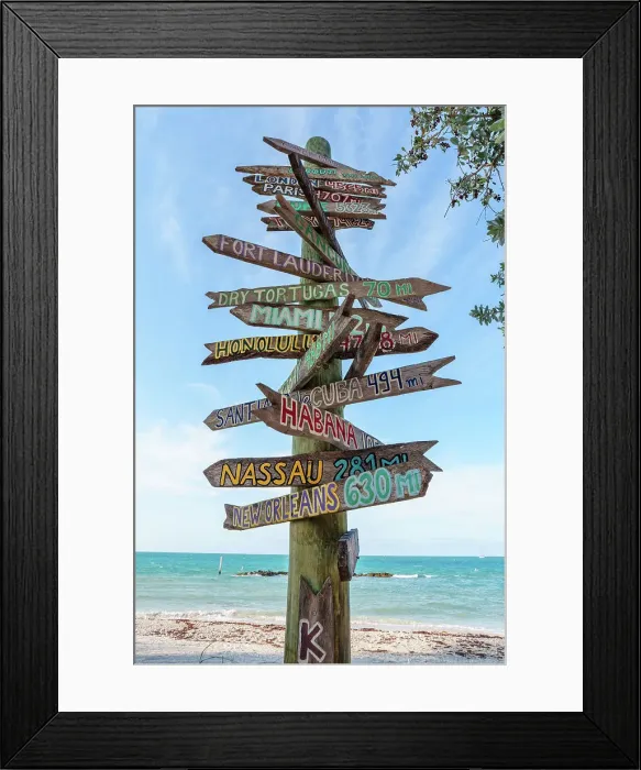 Framed Print : Fort Zachary Beach, Wooden Markers, Key West, South Florida, Florida, USA Framed Print : Fort Zachary Beach, Wooden Markers, Key West, South Florida, Florida, USA