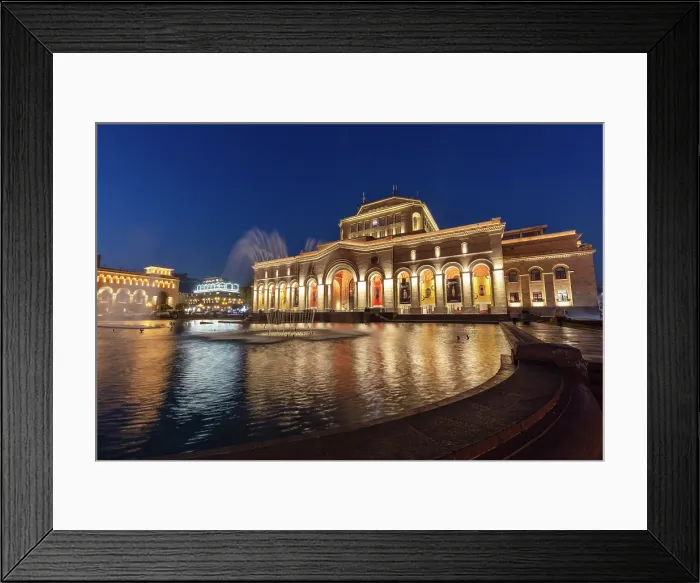 Framed Print : History Museum of Armenia at night, , Republic Square, Yerevan, Armenia Framed Print : History Museum of Armenia at night, , Republic Square, Yerevan, Armenia