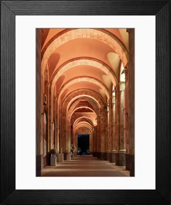 Framed Print : The arched walkway of the History Museum of Armenia at night, Republic Square, Yerevan, Armenia Framed Print : The arched walkway of the History Museum of Armenia at night, Republic Square, Yerevan, Armenia