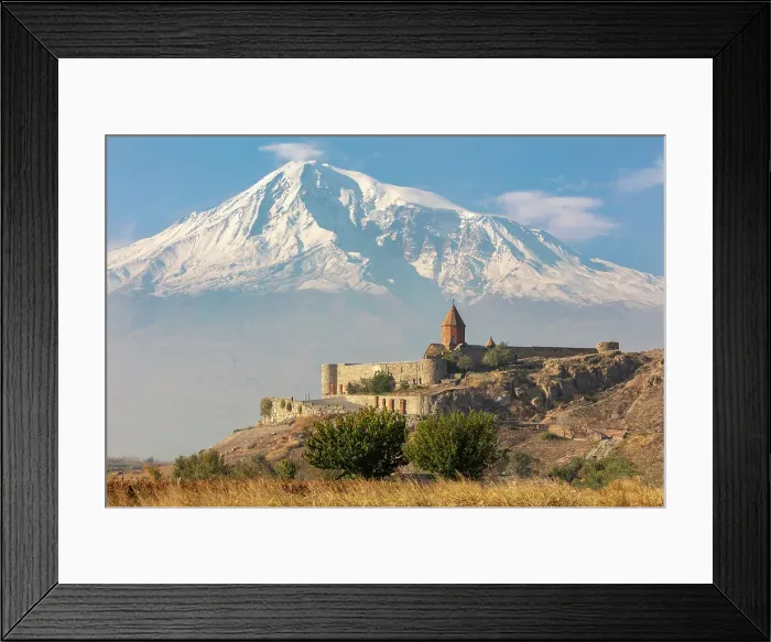 Framed Print : Khor Virap monastery and Mount Ararat, Lusarat, Ararat Province, Armenia Framed Print : Khor Virap monastery and Mount Ararat, Lusarat, Ararat Province, Armenia