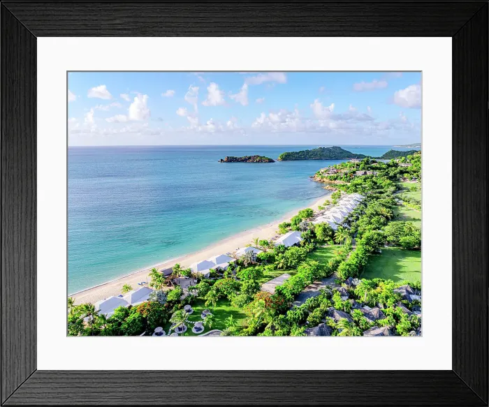 Framed Print : White sand beach, Galley Bay, Antigua, Antigua & Barbuda, Caribbean, West Indies Framed Print : White sand beach, Galley Bay, Antigua, Antigua & Barbuda, Caribbean, West Indies