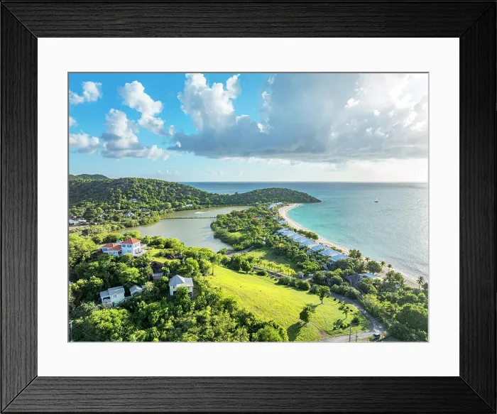 Framed Print : White sand beach, Galley Bay, Antigua, Antigua & Barbuda, Caribbean, West Indies Framed Print : White sand beach, Galley Bay, Antigua, Antigua & Barbuda, Caribbean, West Indies