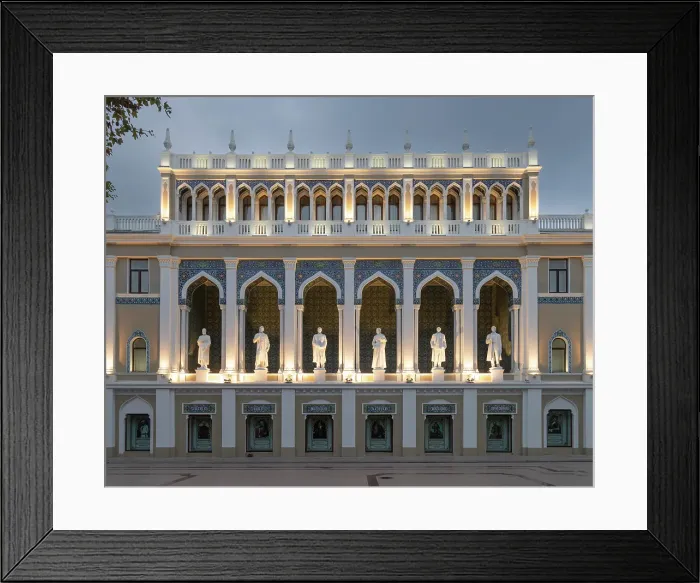 Framed Print : The Nizami Museum of Azerbaijani Literature, Baku, Azerbaijan Framed Print : The Nizami Museum of Azerbaijani Literature, Baku, Azerbaijan