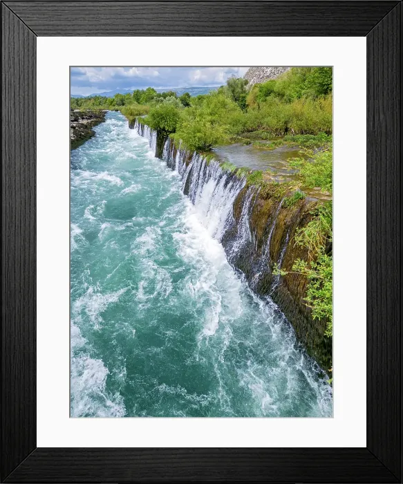 Framed Print : Bosnia Herzegovina, Buna canal, Neretva river, Buna waterfall Framed Print : Bosnia Herzegovina, Buna canal, Neretva river, Buna waterfall