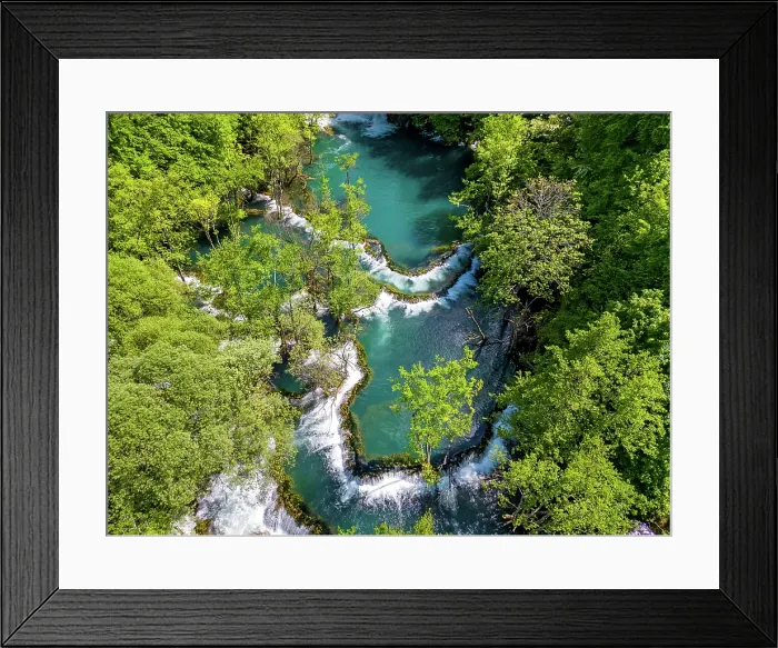 Framed Print : Bosnia Herzegovina, Una National Park, Una river