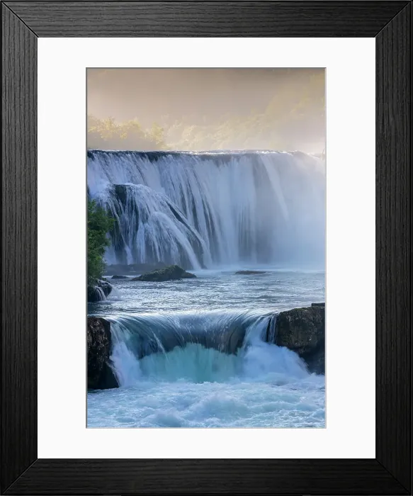Framed Print : Bosnia Herzegovina, Una National Park, Una river, Strbacki Buk waterfall Framed Print : Bosnia Herzegovina, Una National Park, Una river, Strbacki Buk waterfall