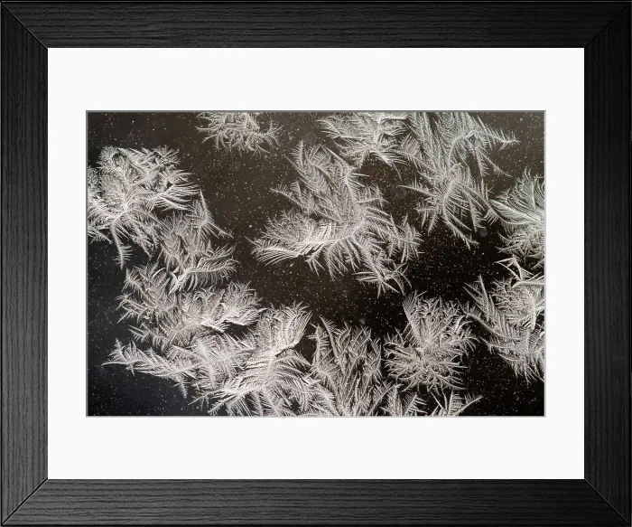 Framed Print : Window frost on a cold winter morning, Greater Sudbury, Ontario, Canada Framed Print : Window frost on a cold winter morning, Greater Sudbury, Ontario, Canada