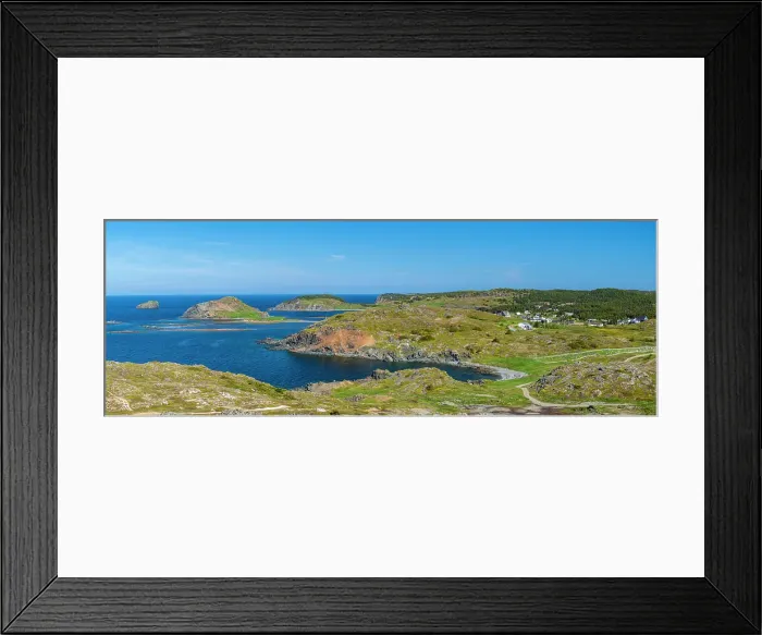 Framed Print : View of Twillingate from a high viewpoint, Twillingate, Newfoundland and Labrador NL, Canada Framed Print : View of Twillingate from a high viewpoint, Twillingate, Newfoundland and Labrador NL, Canada
