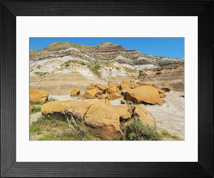 Framed Print : Badlands, East Coulee, Alberta, Canada Framed Print : Badlands, East Coulee, Alberta, Canada