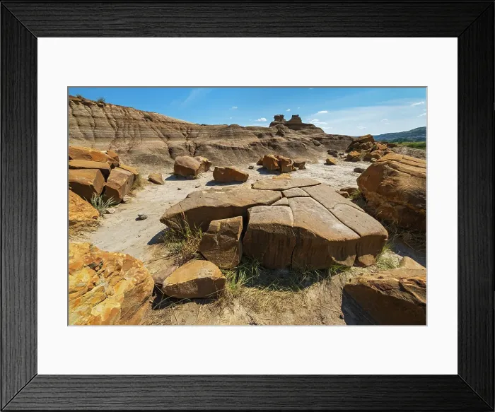 Framed Print : Badlands, East Coulee, Alberta, Canada Framed Print : Badlands, East Coulee, Alberta, Canada