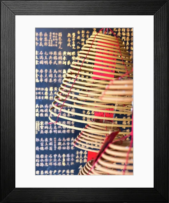 Framed Print : Incense coils in Kwun Yam temple, Sai Kung, Hong Kong Framed Print : Incense coils in Kwun Yam temple, Sai Kung, Hong Kong