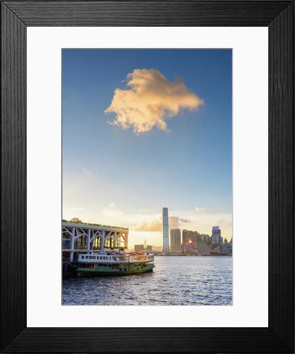 Framed Print : Star Ferry and International Commerce Centre (ICC), Kowloon, Hong Kong Framed Print : Star Ferry and International Commerce Centre (ICC), Kowloon, Hong Kong