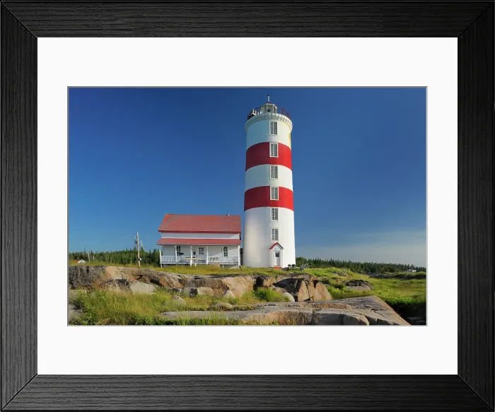Framed Print : Pointe-des-Monts lighthouse, Municipalite de Baie-Trinite, Quebec, Canada Framed Print : Pointe-des-Monts lighthouse, Municipalite de Baie-Trinite, Quebec, Canada