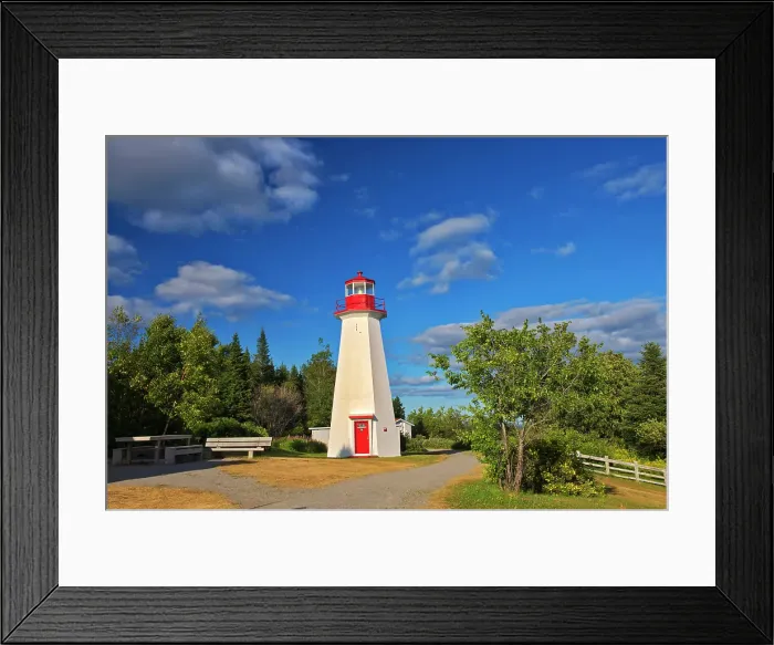 Framed Print : Cap de Bon-Desir Lighthouse on the Gulf of St. Lawrence Cap de Bon-Desir, Quebec, Canada Framed Print : Cap de Bon-Desir Lighthouse on the Gulf of St. Lawrence Cap de Bon-Desir, Quebec, Canada