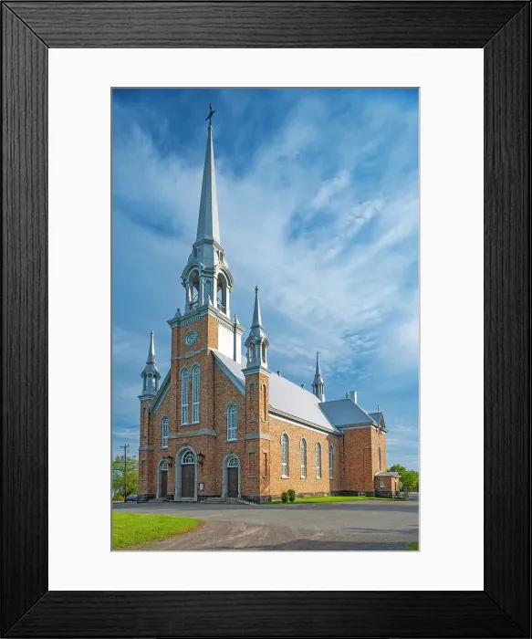 Framed Print : Eglise (church) de Saint-Louis-de-Kamouraska, Kamouraska, Quebec, Canada Framed Print : Eglise (church) de Saint-Louis-de-Kamouraska, Kamouraska, Quebec, Canada