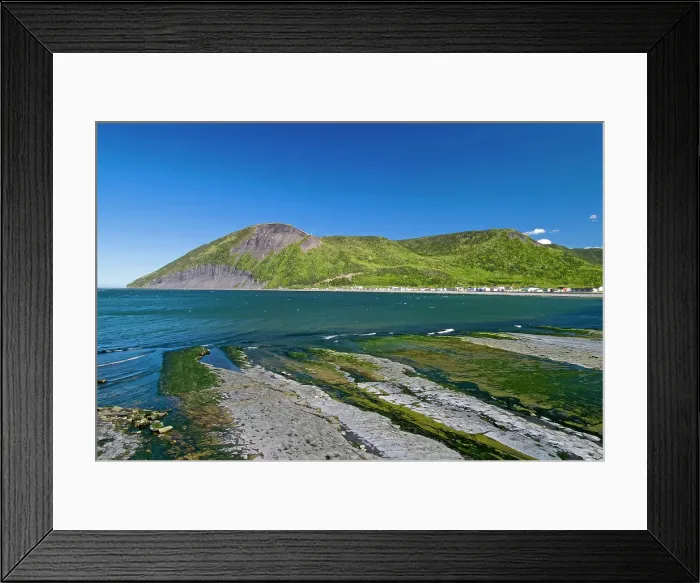 Framed Print : Gaspe coastline, Quebec, Canada Framed Print : Gaspe coastline, Quebec, Canada