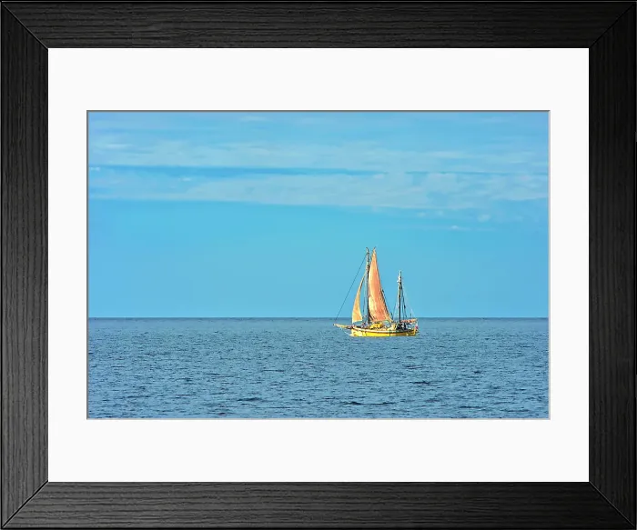 Framed Print : Sailboat on Gulf of St. Lawrence, Gaspe Peninsula, Quebec, Canada Framed Print : Sailboat on Gulf of St. Lawrence, Gaspe Peninsula, Quebec, Canada