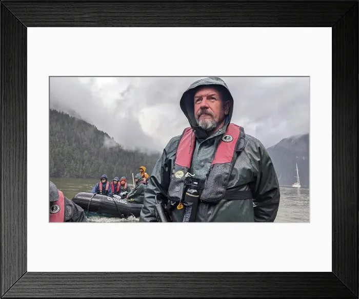 Framed Print : Canada, British Columbia, Central Coast, Great Bear Rain Forest, Captain Neil Shearar Framed Print : Canada, British Columbia, Central Coast, Great Bear Rain Forest, Captain Neil Shearar