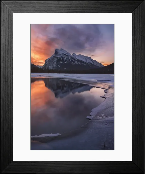Framed Print : Vermillion Lakes, Banff National Park, Alberta, Canada Framed Print : Vermillion Lakes, Banff National Park, Alberta, Canada