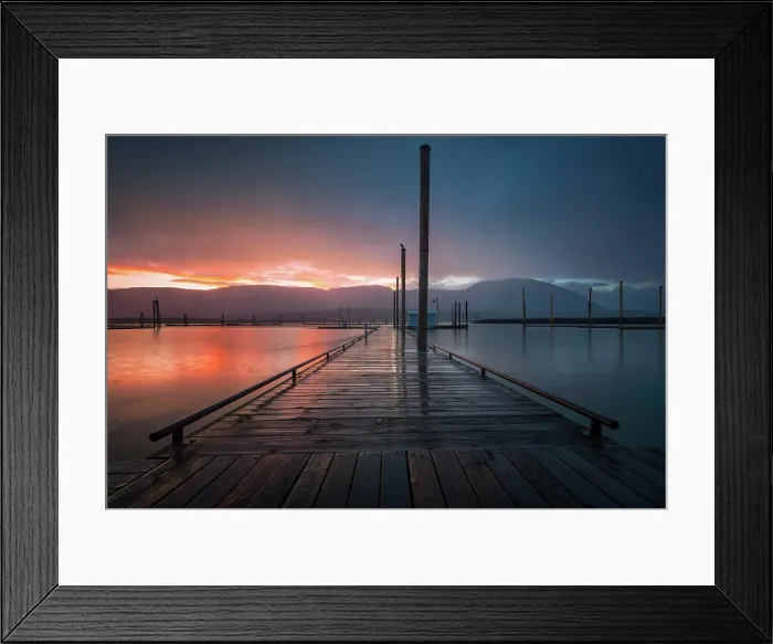 Framed Print : Salmon Arm, British Columbia, Canada