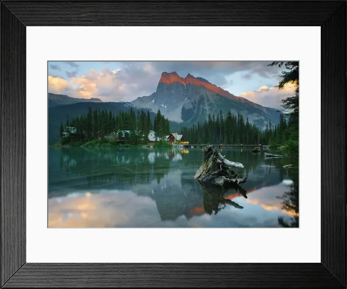 Framed Print : Emerald Lake, Yoho National Park, British Columbia, Canada Framed Print : Emerald Lake, Yoho National Park, British Columbia, Canada