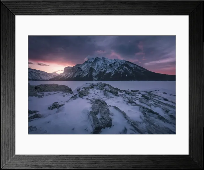 Framed Print : Lake Minnewanka, Banff National Park, Alberta, Canada